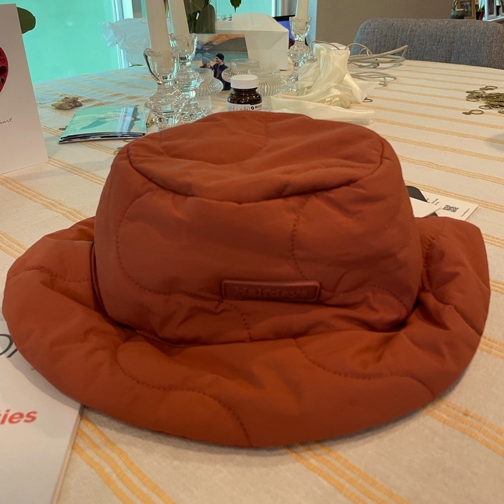 Halfdays Women's Orange Bucket Hat